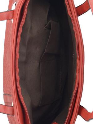 red leatherette handbag - 9634138 - Standard Image - 3