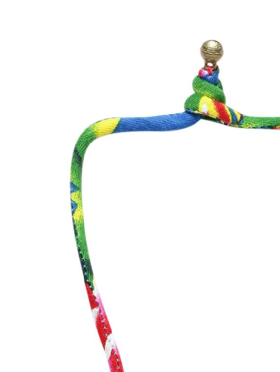 multicoloured embellished long necklace - 9634206 - Zoom Image - 3