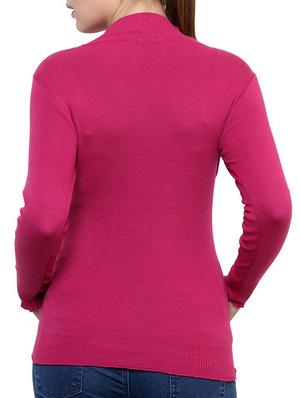 purple & pink cotton blend pullover - 9645945 - Standard Image - 6