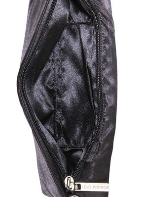 black leatherette embellished clutch - 9653870 - Standard Image - 3