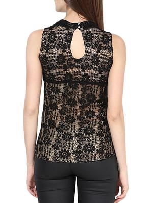 black lacy top - 9673001 - Standard Image - 3