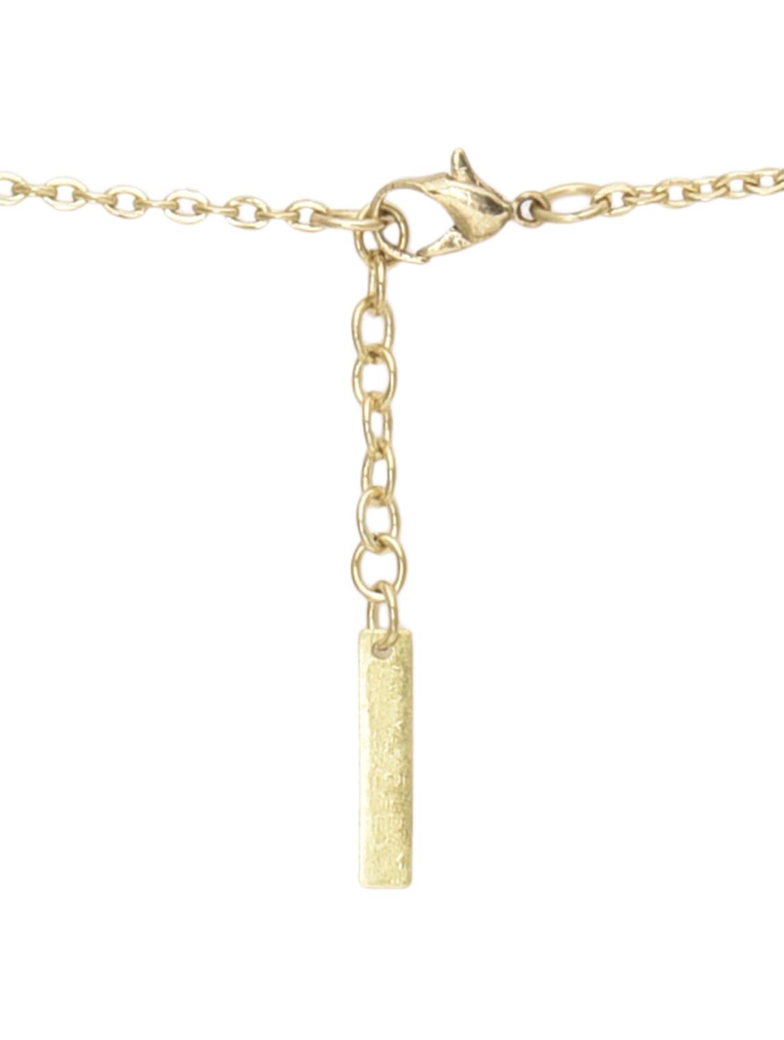 gold and white pearl beaded necklace - 9675277 - Zoom Image - 3