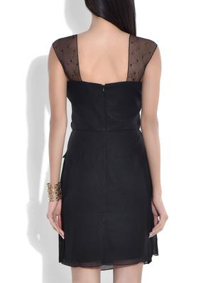 sweetheart neck gathered detail sheath dress - 9684731 - Standard Image - 3