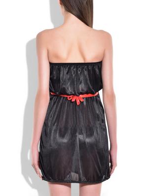 black satin nighty - 9700693 - Standard Image - 3