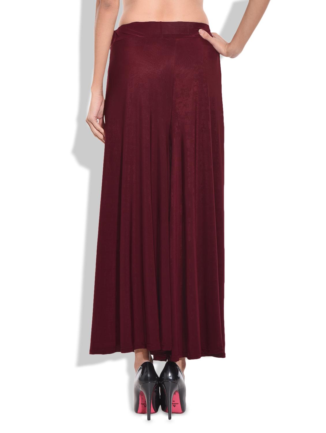 red viscose plain palazzo - 9703621 - Zoom Image - 3