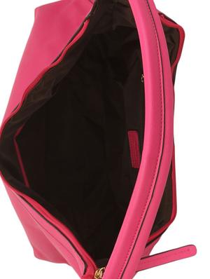 pink faux leather handbag - 9704373 - Standard Image - 3