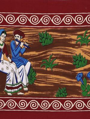 pure cotton jaipuri double bed sheet with 2 pillow cover - 9706277 - Standard Image - 3