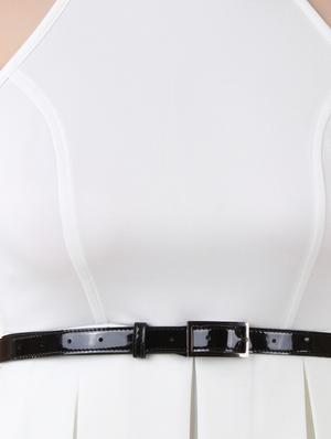 white belted dress - 9733357 - Standard Image - 3