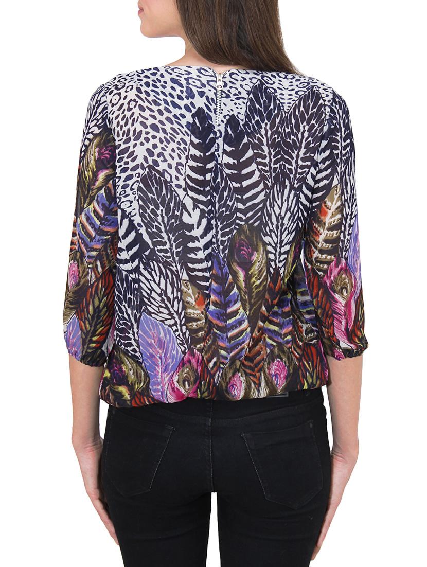 grey printed top - 9737405 - Zoom Image - 3