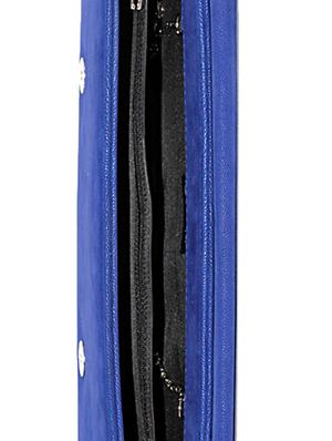 blue graphic printed clutch - 9758320 - Standard Image - 3
