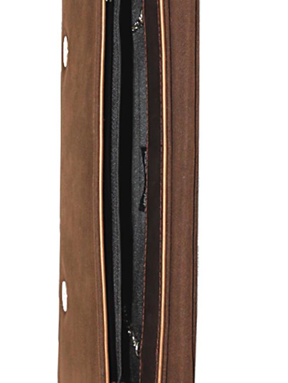brown graphic printed clutch - 9758326 - Zoom Image - 3