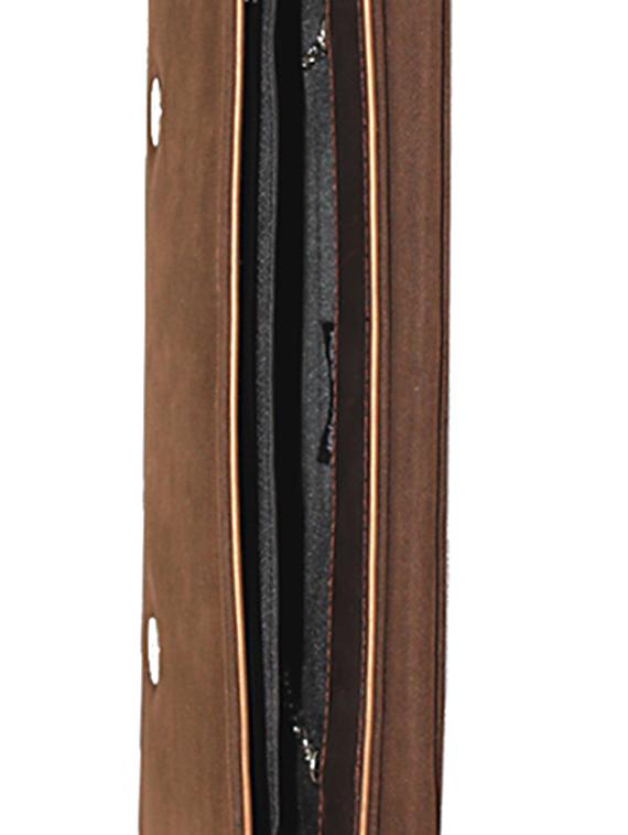 brown graphic printed clutch - 9758350 - Zoom Image - 3