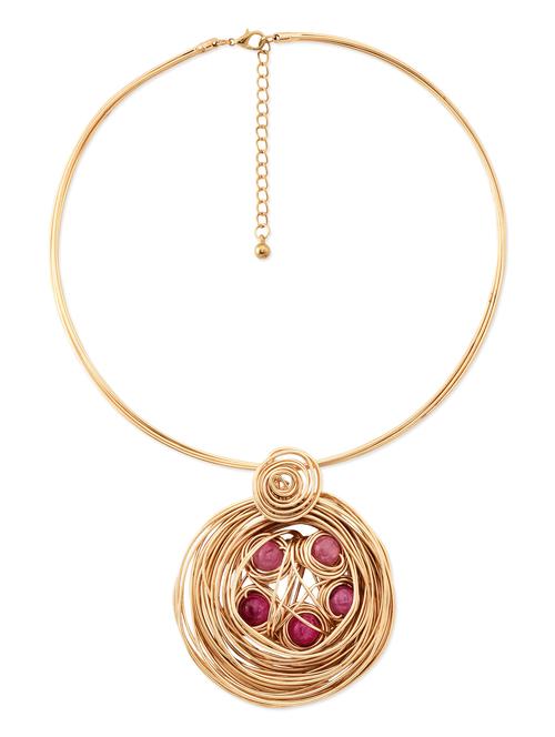 gold metal alloy necklace - 9758594 - Very Small Image - 1
