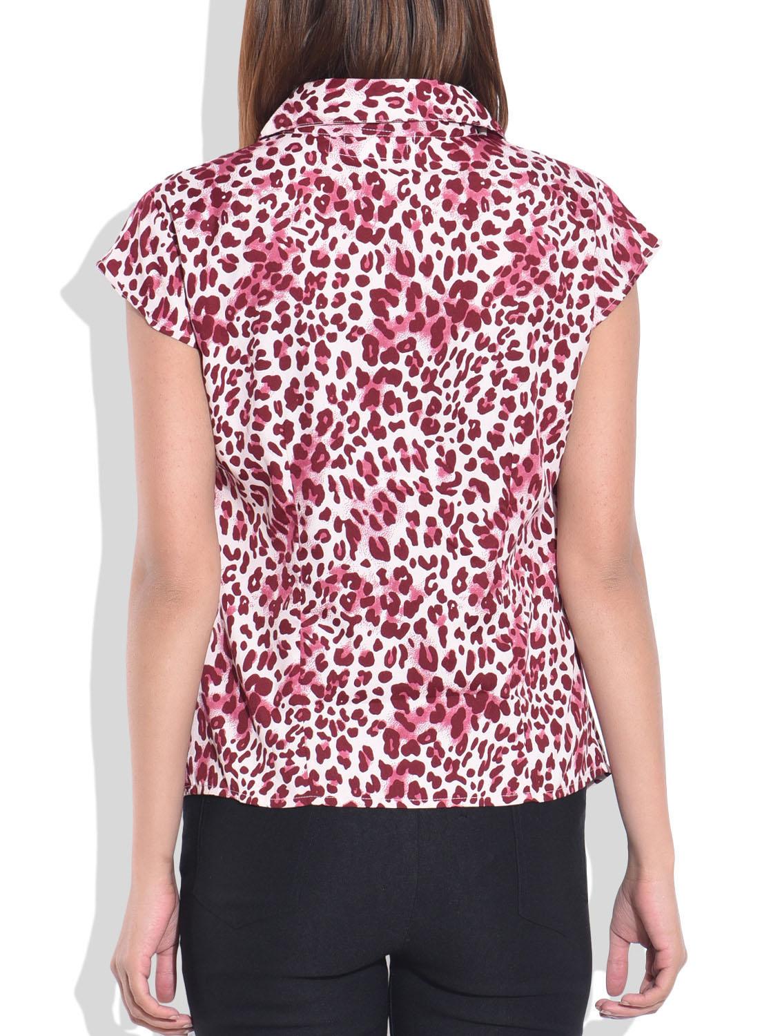red & cream top - 9766830 - Zoom Image - 3