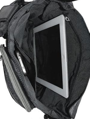black color waterproof sling bag - 9769521 - Standard Image - 3