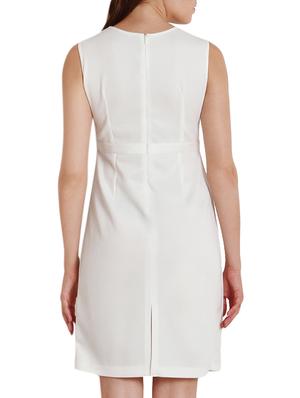 solid white casual dress - 9792128 - Standard Image - 3