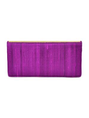 purple and gold silk sling bag - 9792230 - Standard Image - 6