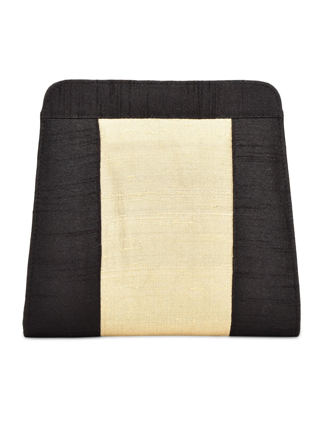 black and gold silk sling bag - 9792248 - Zoom Image - 6