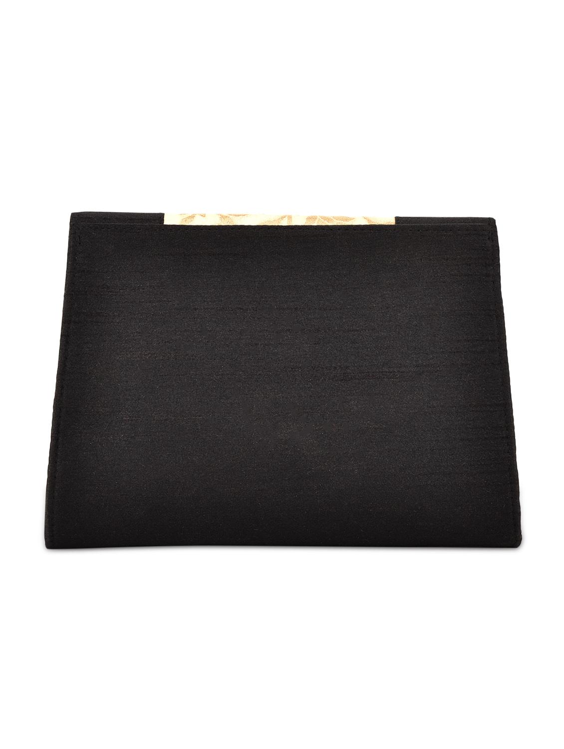 black brocade silk clutch - 9792259 - Zoom Image - 6