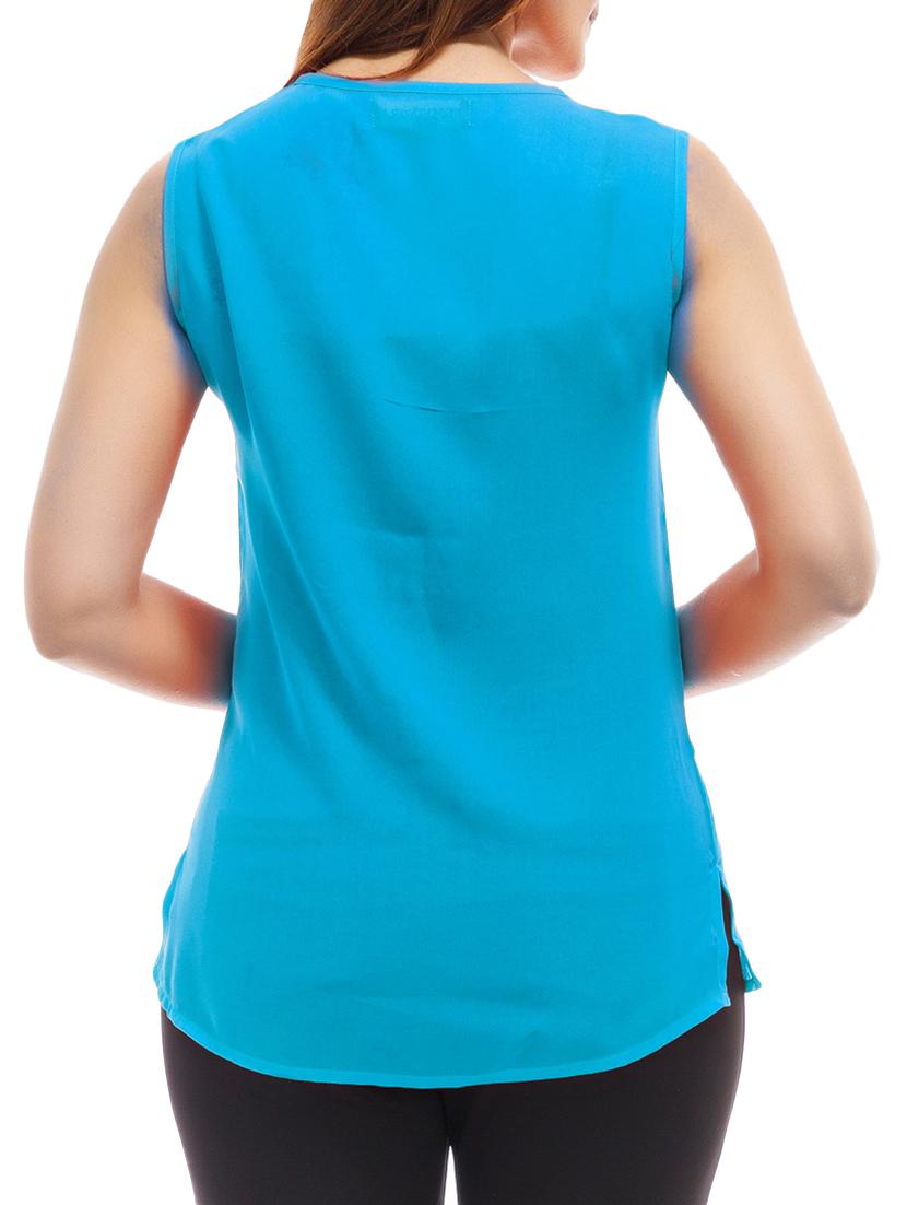 faux placket solid top - 9807127 - Zoom Image - 3