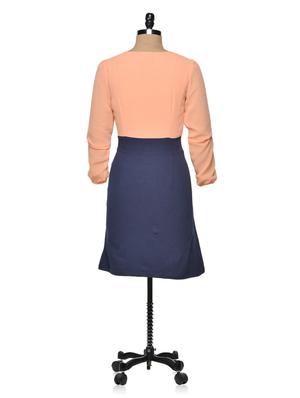 Classic Peach Bow Dress - 981718 - Standard Image - 3