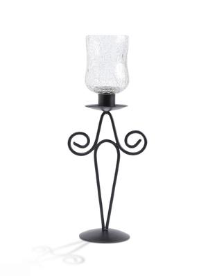 black- natural colored, votive made from wrought iron and glass - 9820145 - Standard Image - 3
