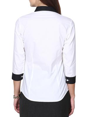white cotton shirt - 9821210 - Standard Image - 3