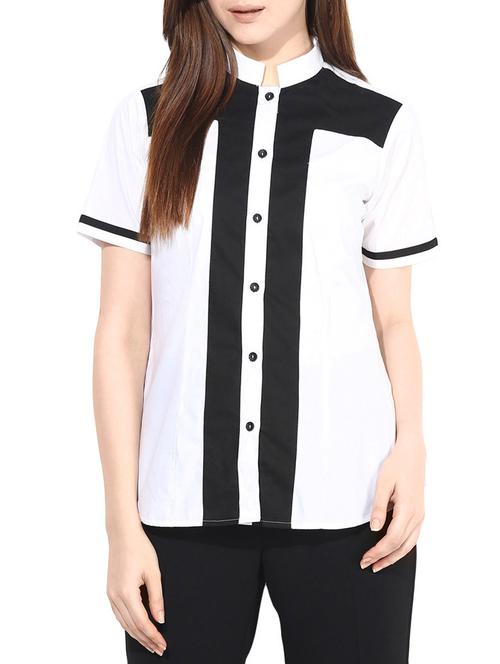 white cotton shirt - 9821232 - Standard Image - 1