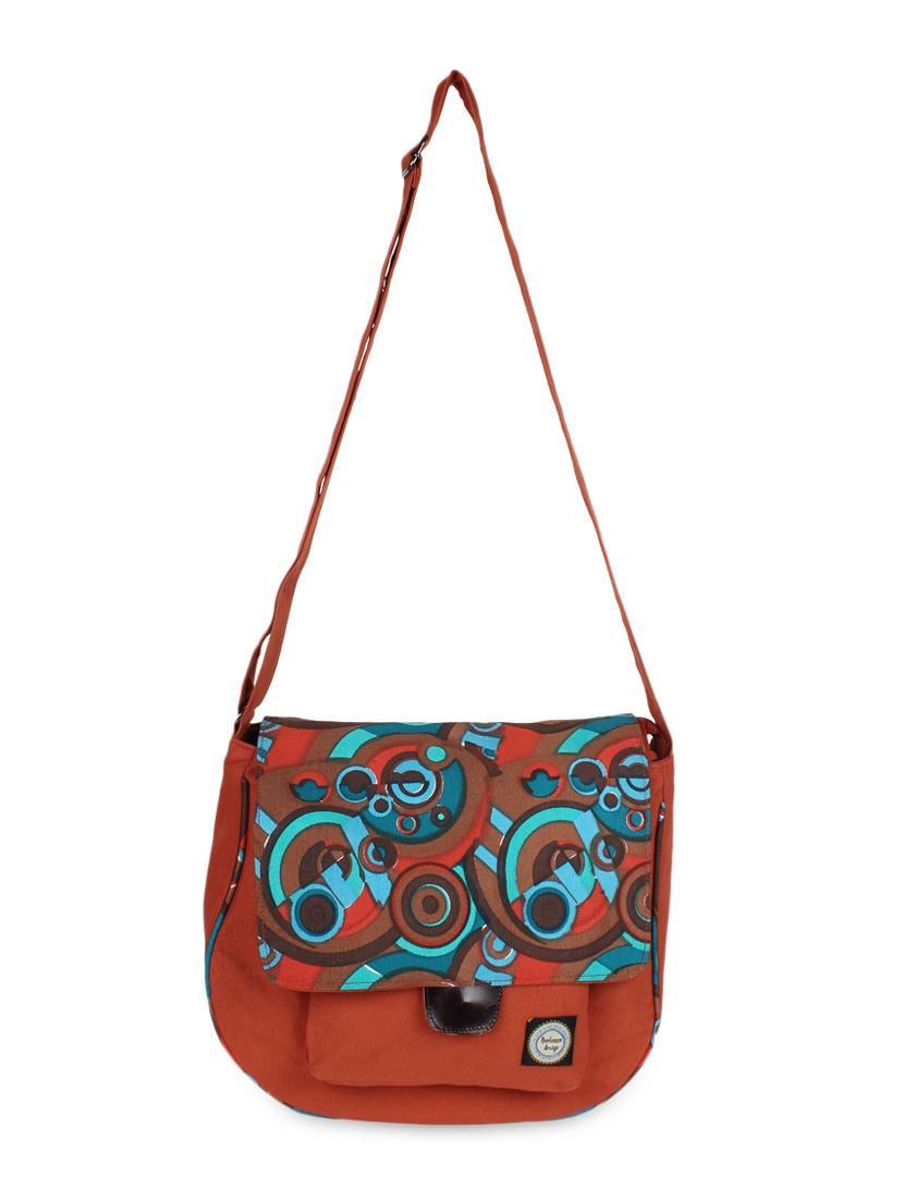 multi printed canvas sling bag - 9840795 - Zoom Image - 6