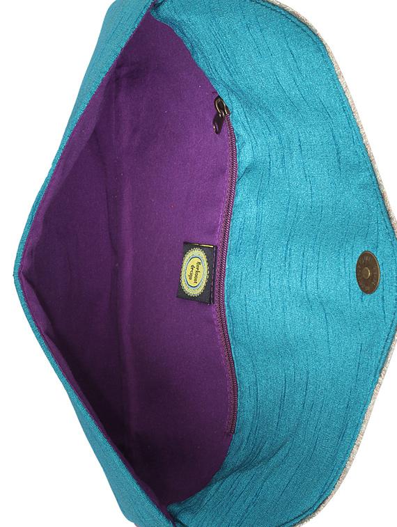 blue silk bag - 9840869 - Zoom Image - 3