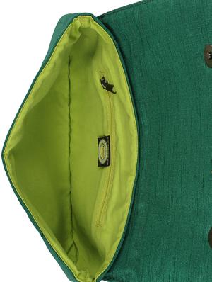 green silk bag - 9840871 - Standard Image - 3