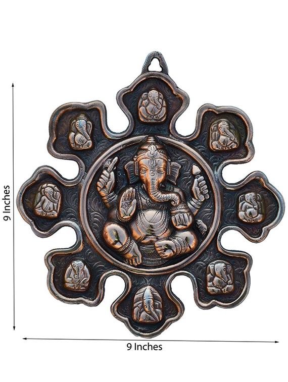 lord ganesha 9 variant wall hanging - 985618 - Zoom Image - 3