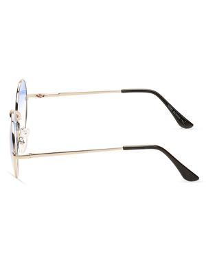 blue round uv protected glasses - 988146 - Standard Image - 3