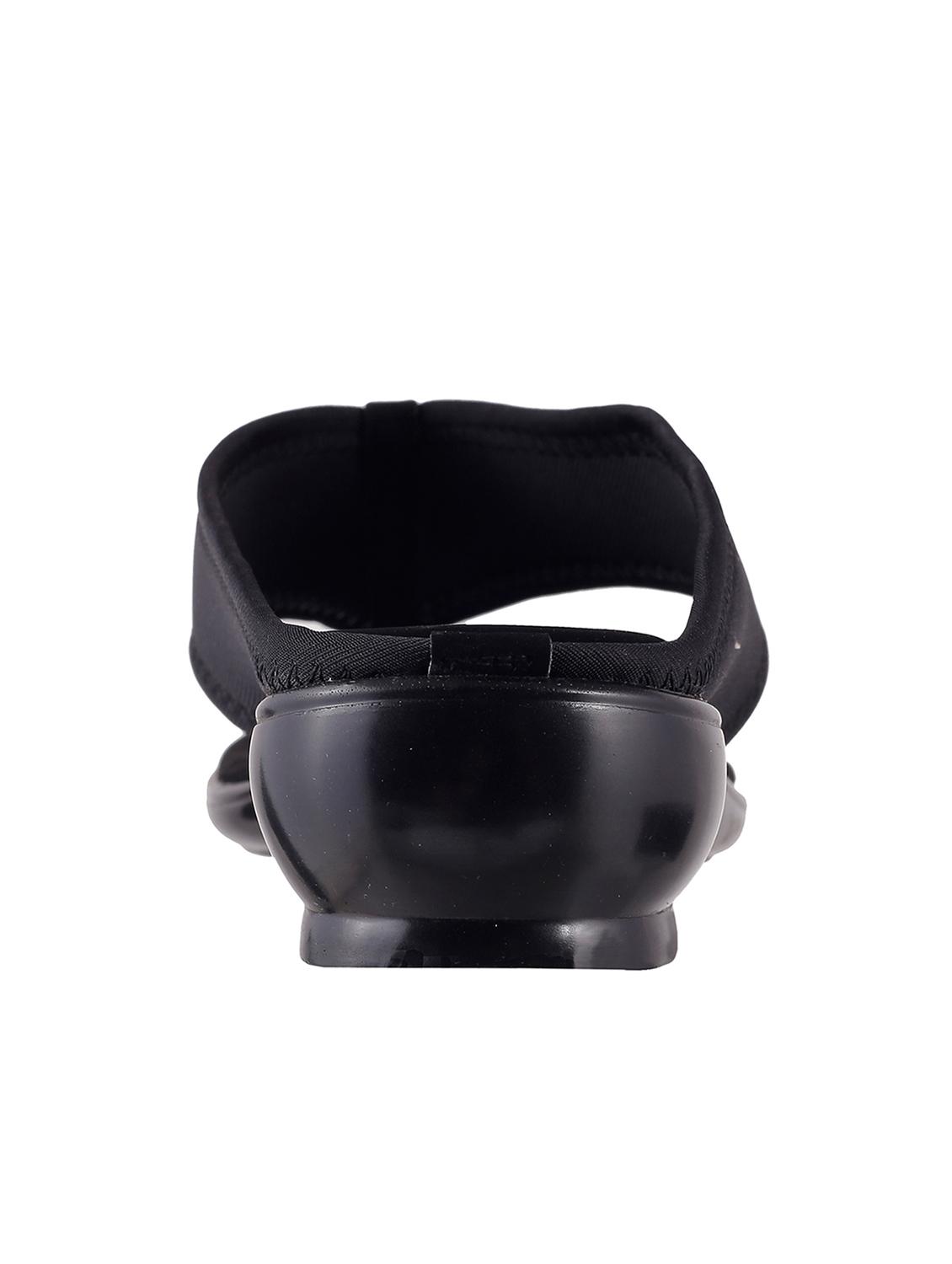 black leatherette sandal - 9900513 - Zoom Image - 3