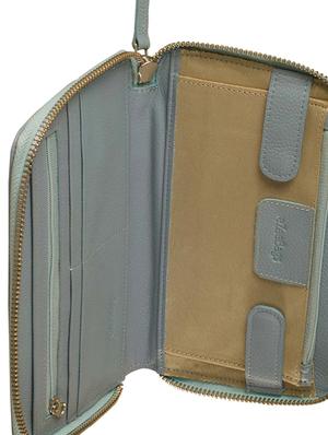 blue leather wallet - 9936817 - Standard Image - 3