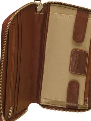 burgundy leather wallet - 9936820 - Standard Image - 3