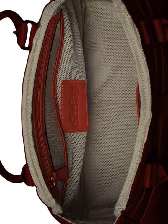 burgundy leather handbag - 9936916 - Zoom Image - 3