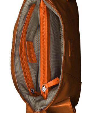 orange leather handbag - 9936942 - Standard Image - 3