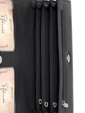 black genuine leather wallets and card holders - 9947763 - Standard Image - 3