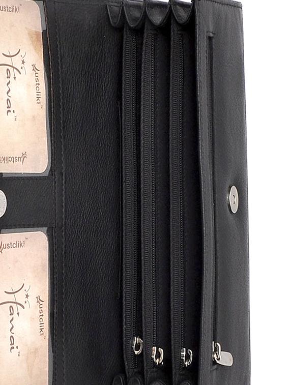 black genuine leather wallets and card holders - 9947763 - Zoom Image - 3