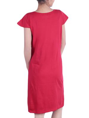 red embellished sheath dress - 9973705 - Standard Image - 3