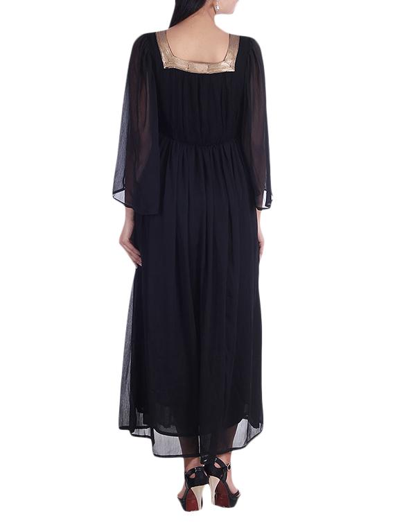 square neck maxi dress - 9973711 - Zoom Image - 3