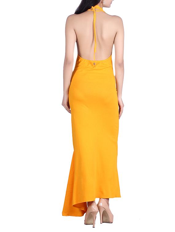 yellow cotton dress - 9973751 - Zoom Image - 3