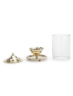golden colour brass prayer accessory - 9985710 - Standard Image - 3