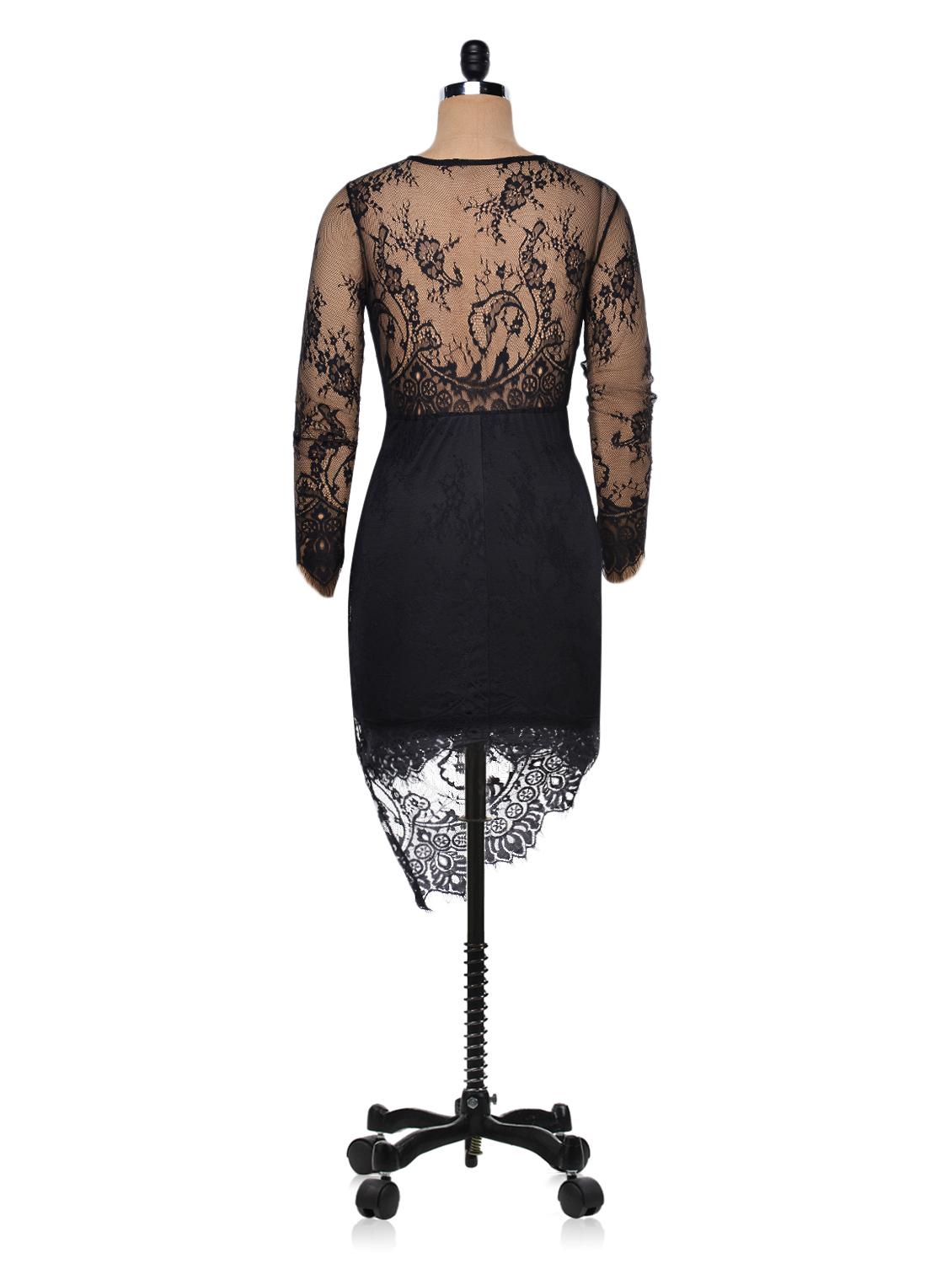 black lace net evening dress - 999131 - Zoom Image - 3