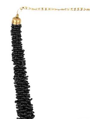 black metal alloy necklace - 9999901 - Standard Image - 3
