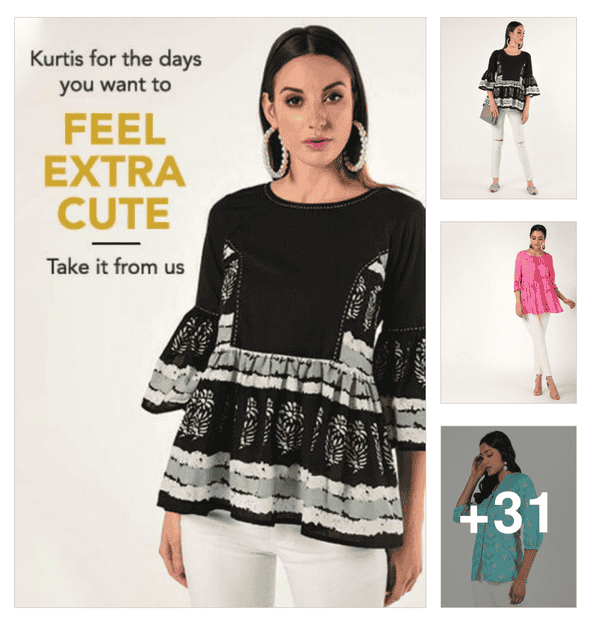 limeroad kurtis with plazo