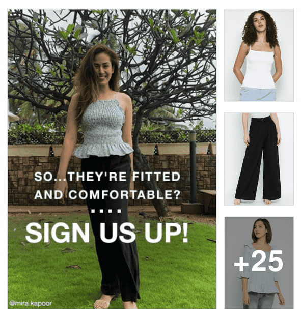 Buy deal jeans off white tops in India 