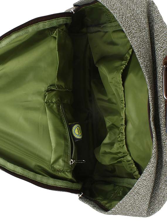 grey polycotton backpack - 10008269 -  Standard Image - 2