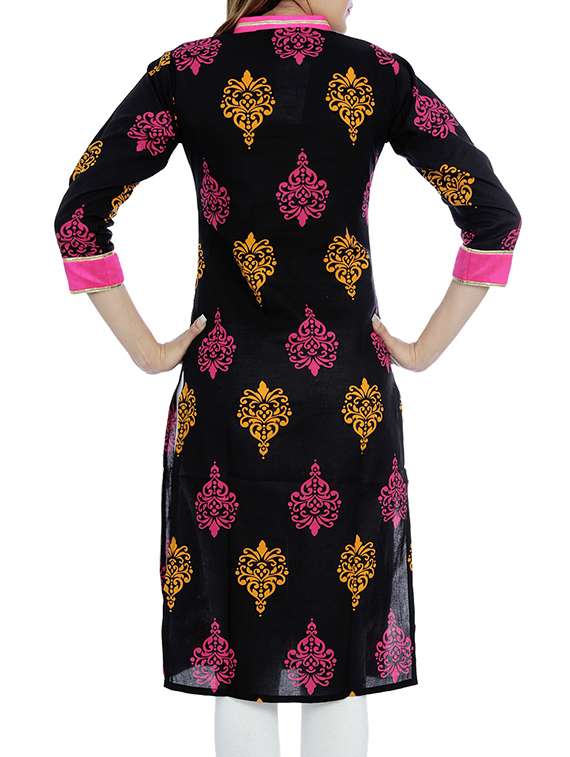 women's straight kurta - 10033957 -  Standard Image - 2